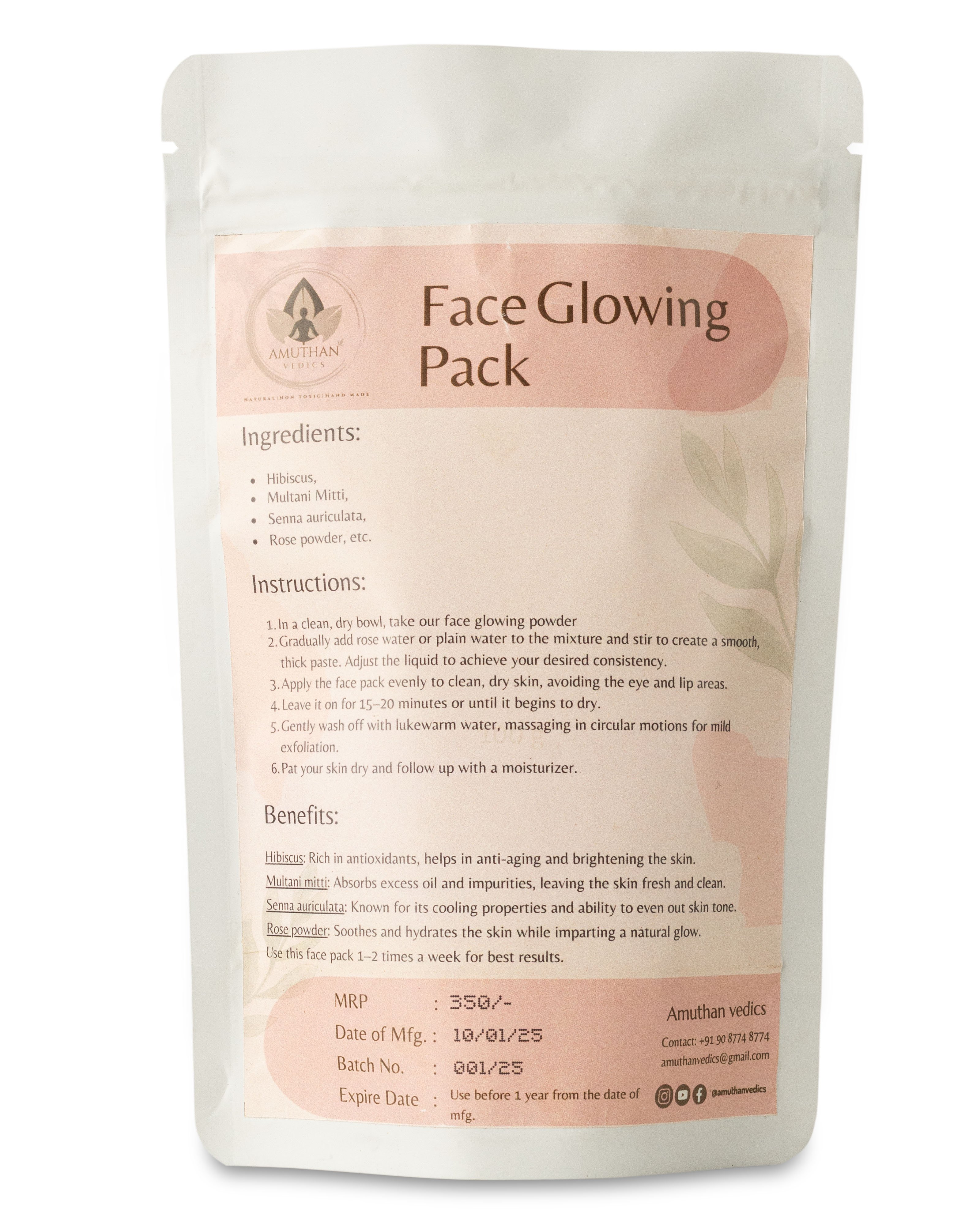 Face Glowing Pack