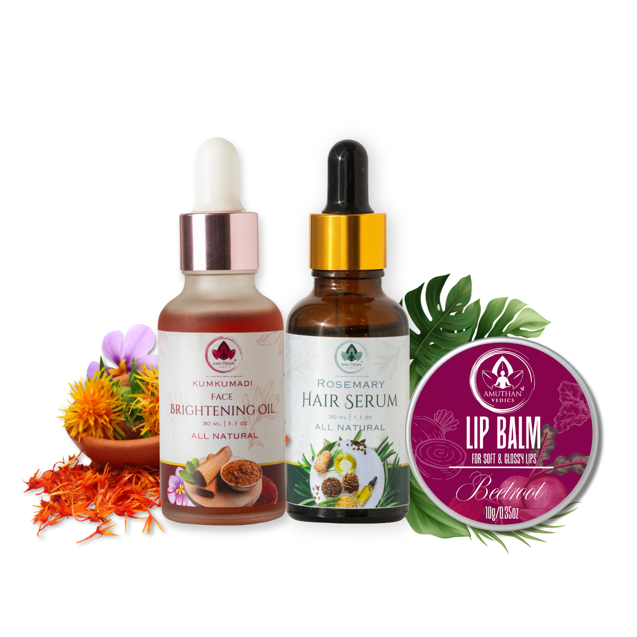 Best Seller Combo - Hair, Skin & Lip