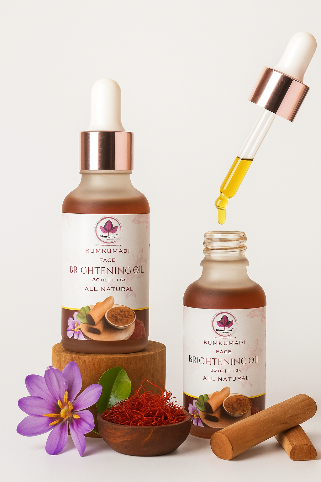 Kumkumadi Oil Combo Pack – 2 Bottles (30 ML Each) | Limited Period Offer