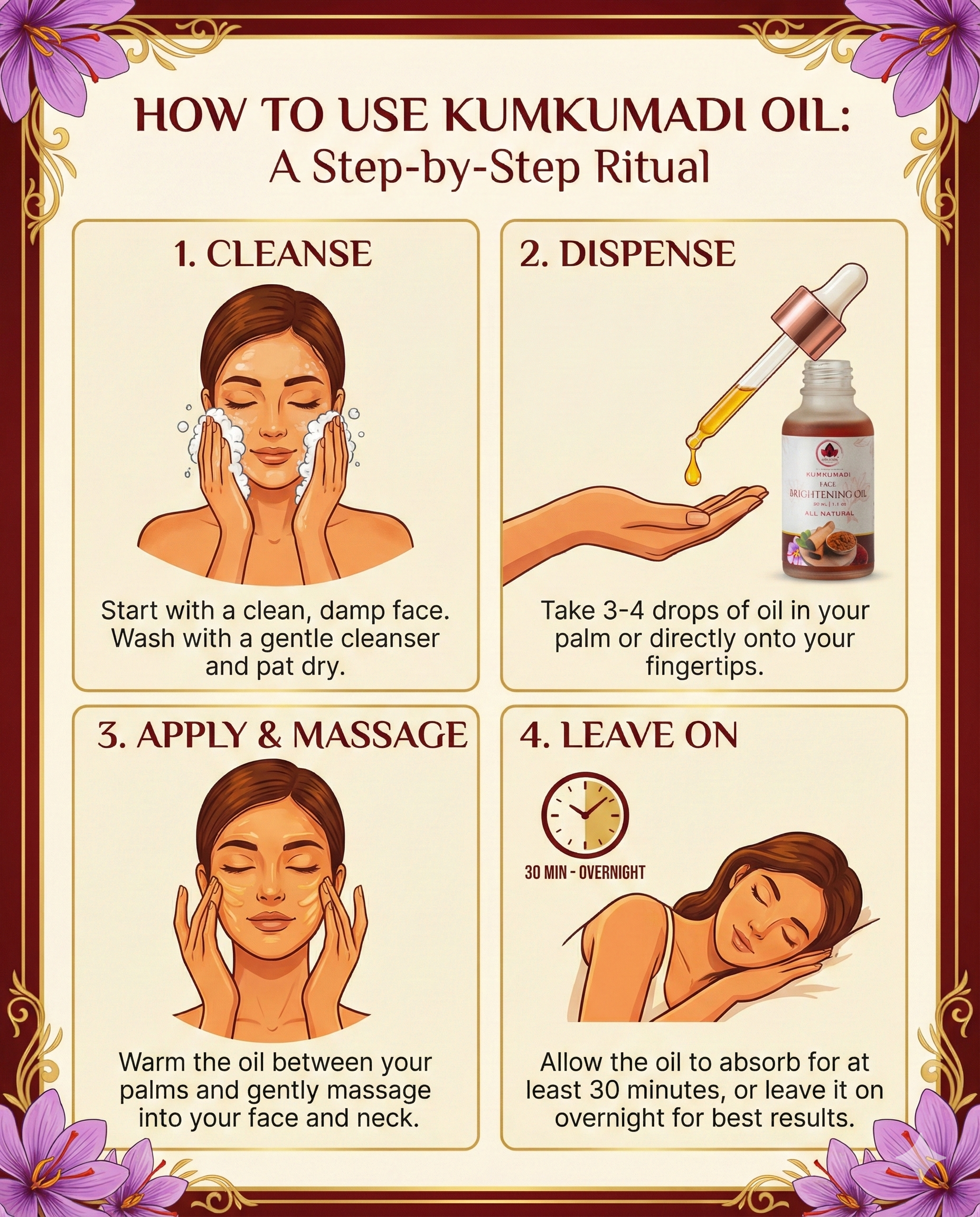 Kumkumadi Brightening oil