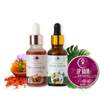 Best Seller Combo - Hair, Skin & Lip