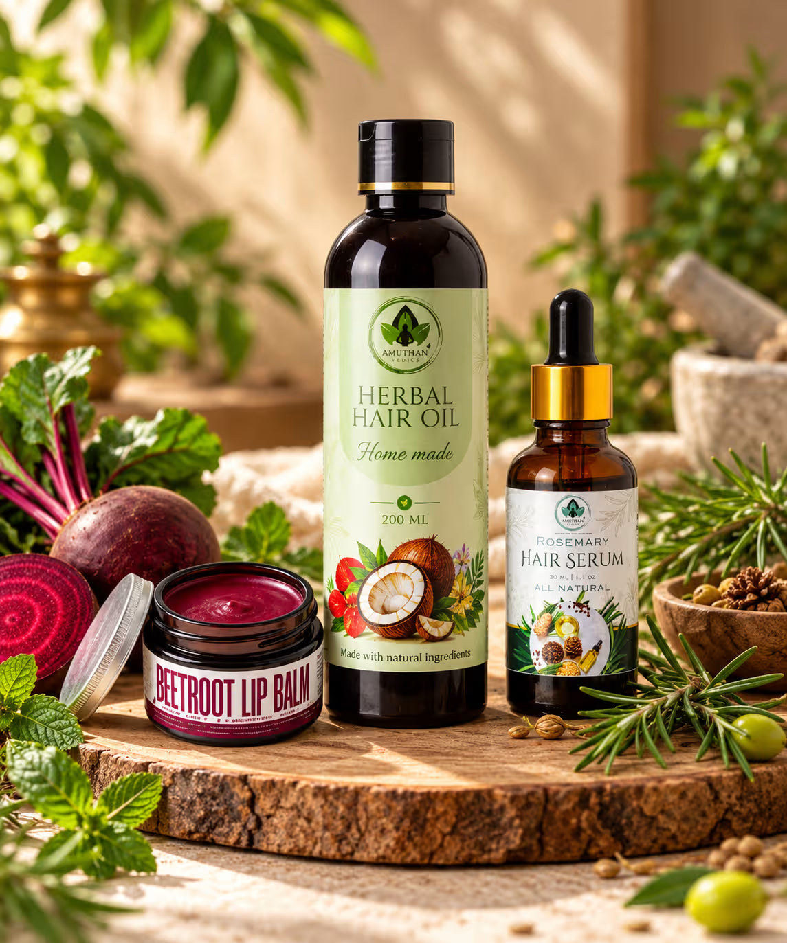 Best Seller Combo - Hair, Skin & Lip